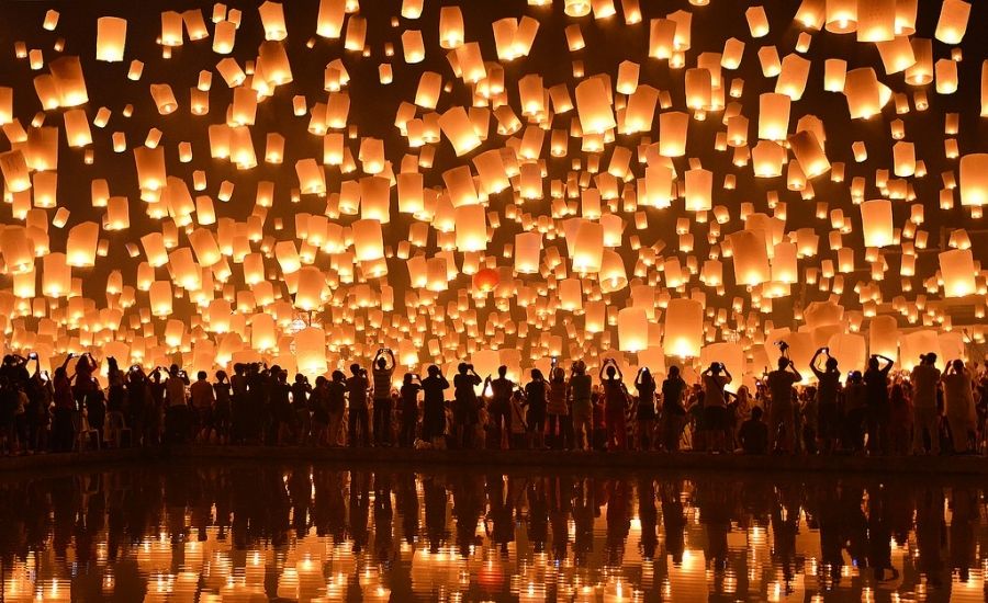la fête Yi Peng