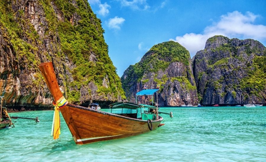 Mer de Krabi, îlots tropicaux et falaises calcaires