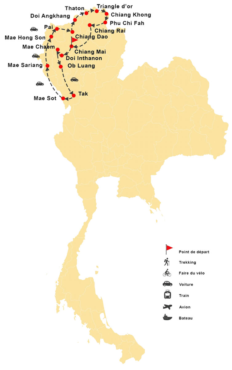 Nord de la Thaïlande en profondeur 11 jours