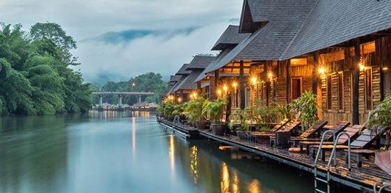 Jour 3 : Bangkok – Marché flottant – Kanchanaburi (B)
