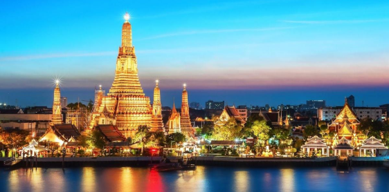 Jour 2 : Bangkok - Visite de la ville (B/-/-)