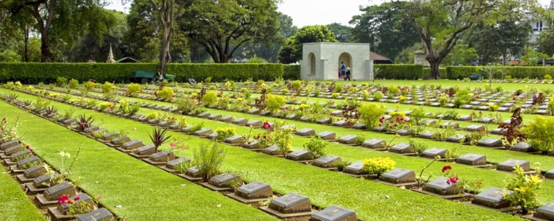 Le cimetière de guerre de Kanchanaburi
