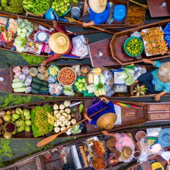 Marché ferroviaire & marché flottant et Ayutthaya 1 jour