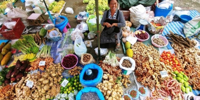 Les marchés à Chiang Saen