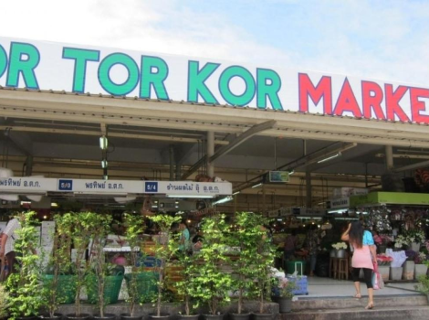 Marché d'Or Tor Kor à Bangkok