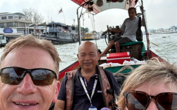 Bangkok- Saigon en francais depuis le bateau de croisiere