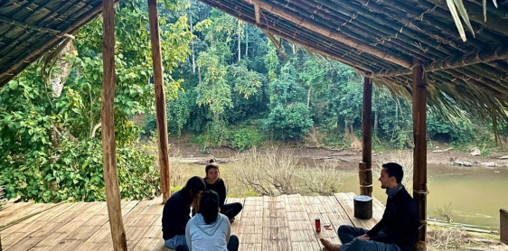 Une journée : Camp d'éléphant - Randonnée au village d'Arka à Lahu - Radeau en bambu vers le village de Shan (L)