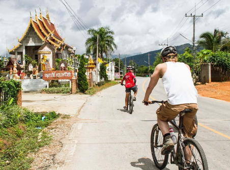 Une journée de balade en vélo à Chiang Rai