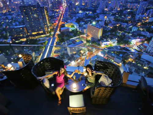 Meilleurs bars et restaurants rooftop à Bangkok