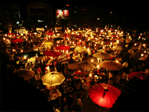 Bazar nocturne de Chiang Mai