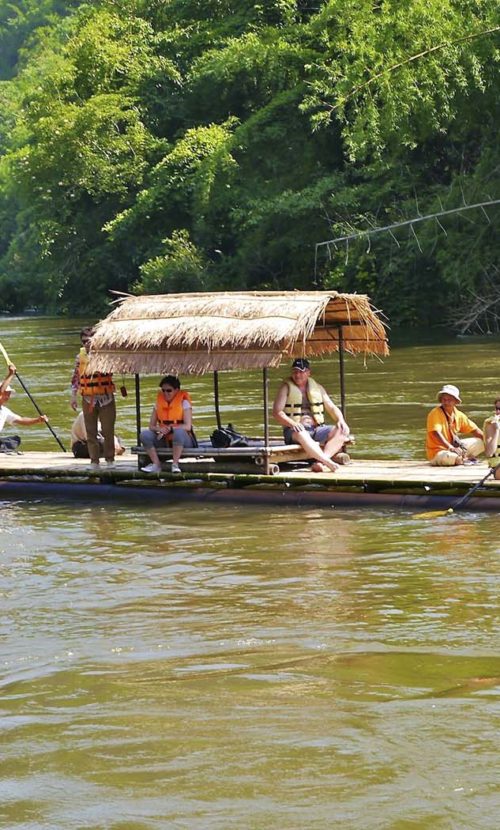 Radeau en bambu – 4 DW- Source Chaude – Kanchanaburi 1 jour