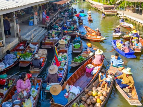 Top 3 meilleurs marchés flottants près de Bangkok