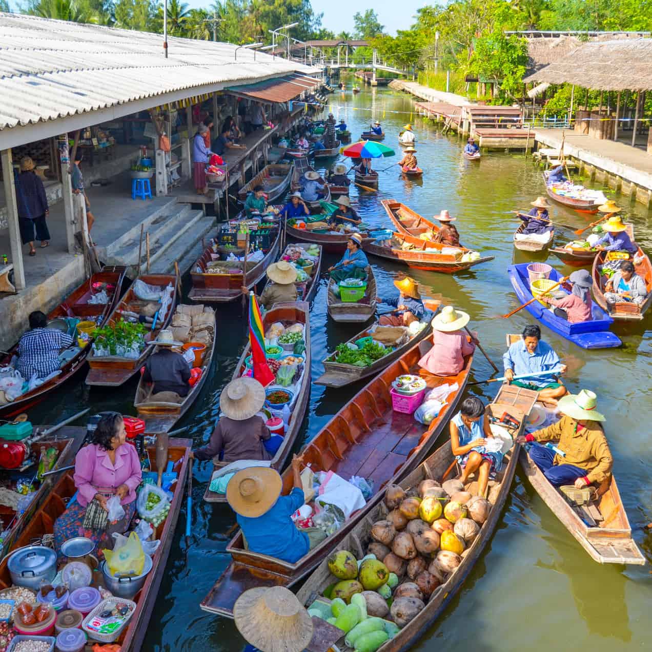 meilleurs-marches-flottants-pres-de-Bangkok-thakha
